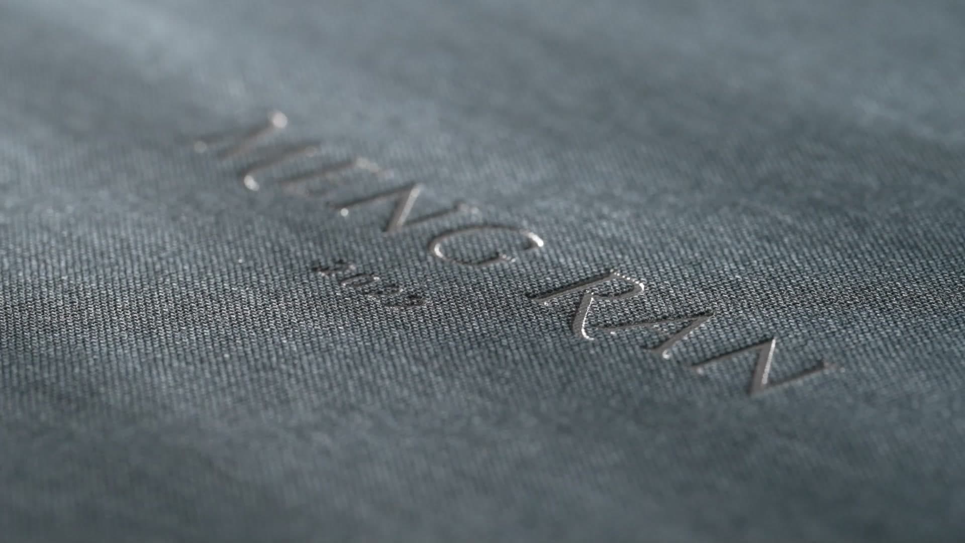 Rospins foil imprinting process inside the workshop