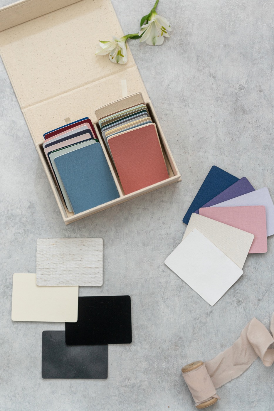 Rospins fabric swatch box